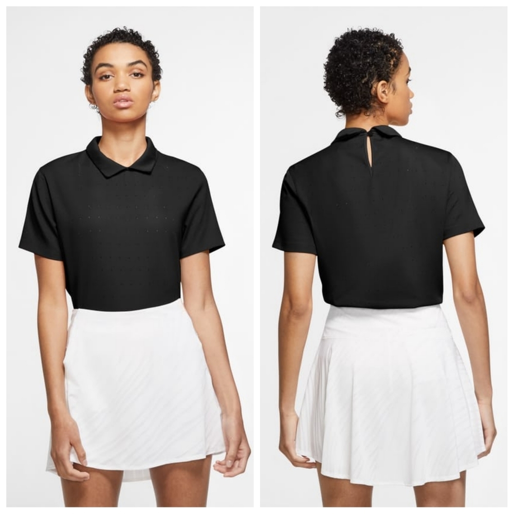 NWOT Nike Golf Ace Black Polo Shirt Size S